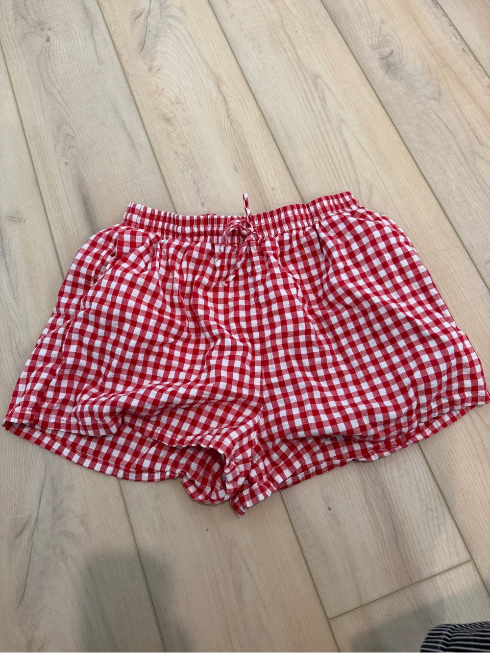 Lullaby Club Red Gingham Shorts